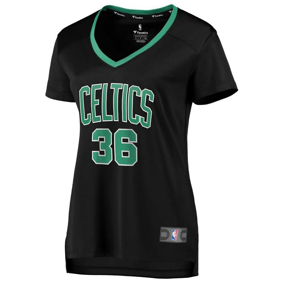 Boston Celtics Marcus Smart Fanatics Branded Replica Fast Break Player Statement Jersey Womens - Black | Ireland O0999M4